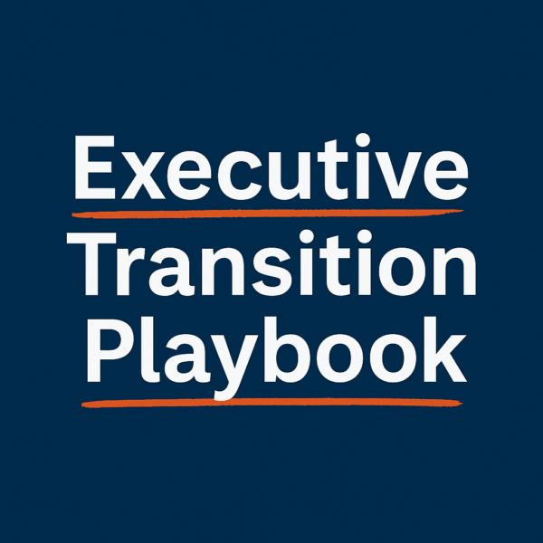 Executive Transition Playbook Executive Transition Playbook