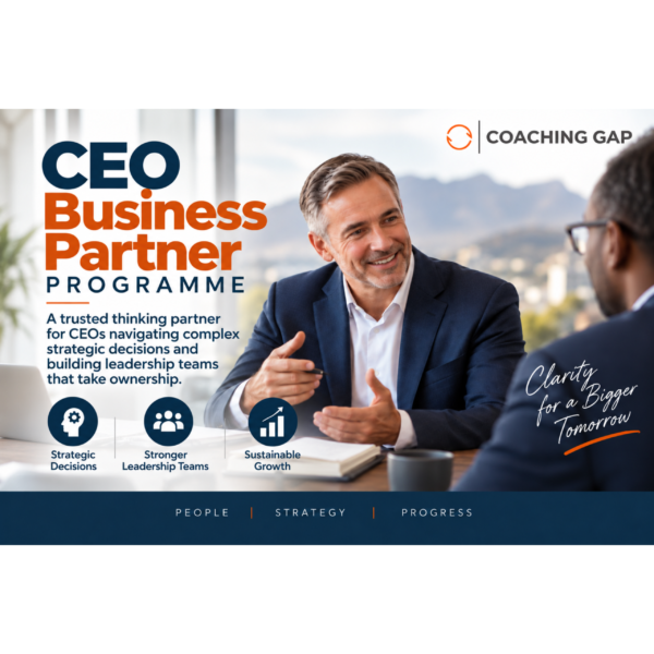 CEO Business Partner Programme CEO Business Partner | 6-Month Executive Coaching Programme